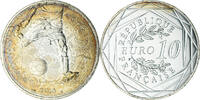 France 10 Euro Football, Argent -