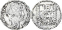 France 10 Francs Monnaie, Turin, Paris, Argent, KM:878 -