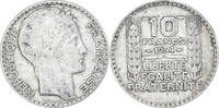 France 10 Francs Monnaie, Turin, Paris, Argent, KM:878 -