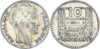France 10 Francs Monnaie, Turin, Paris, Argent, KM:878 -