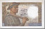 France 10 Francs Billet, 10 F 1941-1949 ''Mineur'', 1944-01-13 -