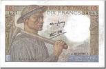France 10 Francs Billet, 10 F 1941-1949 ''Mineur'', 1944-01-20 -