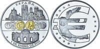Espagne Medaille 2002 Adoption de l'Euro, Politics, Cuivre plaqué STGL 22,95 EUR  + 4,95 EUR frais d'envoi