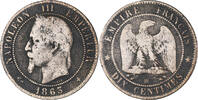 France 10 Centimes Monnaie, Napoleon III, Napoléon III, Strasbourg -