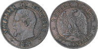 France 2 Centimes Monnaie, Napoleon III, Napoléon III, Lille -
