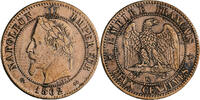 France 2 Centimes Monnaie, Napoleon III, Napoléon III, Bordeaux -