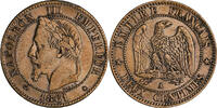 France 2 Centimes Monnaie, Napoleon III, Napoléon III, Paris -
