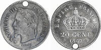 France 20 Centimes Monnaie, Argent, Gadoury:309 -
