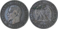 France 5 Centimes Monnaie, Napoleon III, Napoléon III, Strasbourg -