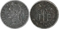 Congo belge Franc Monnaie, Cupro-nickel, KM:20 -