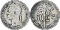 Congo belge 50 Centimes Monnaie, Cupro-nickel, KM:23 -