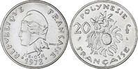 Polynésie française 20 Francs Monnaie, Paris, Nickel, KM:9 -