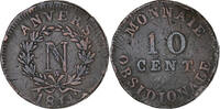 Régions françaises 10 Centimes Monnaie, ANTWERP, Bronze -
