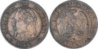 France 2 Centimes Monnaie, Napoleon III, Napoléon III, Bordeaux -