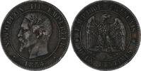 France 2 Centimes Monnaie, Napoleon III, Napoléon III, Strasbourg -