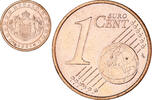 Monaco Euro Cent Rainier III, Paris, Cuivre plaqué acier, KM:167 -