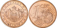 Monaco Euro Cent Rainier III, Paris, Cuivre plaqué acier, KM:167 -