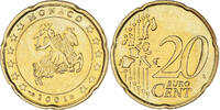Monaco 20 Euro Cent Rainier III, Paris, Laiton, KM:171 -