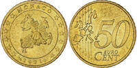 Monaco 50 Euro Cent Rainier III, Paris, Laiton, KM:172 -