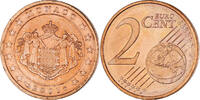 Monaco 2 Euro Cent Rainier III, Paris, Cuivre plaqué acier -