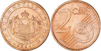 Monaco 2 Euro Cent Rainier III, Paris, Cuivre plaqué acier -