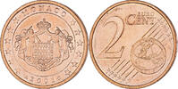 Monaco 2 Euro Cent Rainier III, Paris, Cuivre plaqué acier -