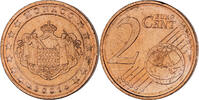 Monaco 2 Euro Cent Rainier III, Paris, Cuivre plaqué acier -