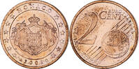Monaco 2 Euro Cent Rainier III, Paris, Cuivre plaqué acier -