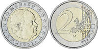 Monaco 2 Euro Rainier III, Paris, Bimétallique, Gadoury:MC179 -