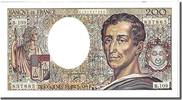 France 200 Francs Billet, 200 F 1981-1994 ''Montesquieu'' -