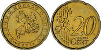 Monaco 20 Euro Cent Rainier III, Paris, Laiton, Gadoury:MC176 -