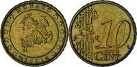 Monaco 10 Euro Cent Rainier III, Paris, Laiton, Gadoury:MC175 -