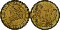 Monaco 10 Euro Cent Rainier III, Paris, Laiton, Gadoury:MC175 -