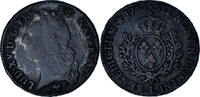 France Ecu Louis XV, Bayonne, Faux d'Epoque, Cuivre -