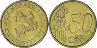 Monaco 50 Euro Cent Rainier III, Paris, Laiton, Gadoury:MC177 -