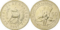 Guatemala 50 Centavos Nickel-Cuivre, KM:283 -