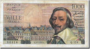 France 1000 Francs Billet, 1 000 F 1953-1957 ''Richelieu'', 1955-03-03 -