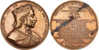 Médaille En Plomb Louis III Et Carloman II – Rois De France – Par Caqué, 1836-1839