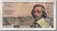 France 1000 Francs Billet, 1 000 F 1953-1957 ''Richelieu'', 1955-11-03 -