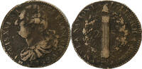 France 2 Sols Louis XVI, 2 sols françois, Paris, Bronze -