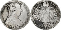 Autriche Thaler Joseph II, Refrappe, Argent, KM:T1 -