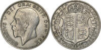 Grande-Bretagne 1/2 Crown George V, Argent, KM:818.2 -
