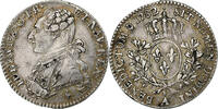 France 24 Sols, 1/5 ECU Louis XVI, 1/5 Écu, Paris, 2éme sem, Argent -
