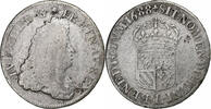 France 1/4 Ecu Louis XIV, 1/4 Écu de Flandre, Lille, Argent -