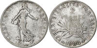 France 2 Francs Semeuse, Paris, Argent, Gadoury:532, KM:845.1 -