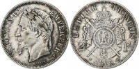 France 2 Francs Napoléon III, Strasbourg, Argent, Gadoury:527 -