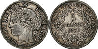 France 5 Francs Cérès, Paris, Argent, Gadoury:743, KM:819 -