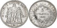 France 5 Francs Hercule, Paris, Argent, Gadoury:683, KM:756.1 -