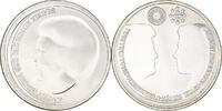 Pays-Bas 10 Euro B wedding of willem alexander and maxima, Argent -