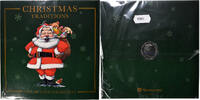 Guernesey 50 Pence Monnaie, Christmas Traditions., BU.SET 5 monnaies -